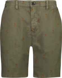 Shiwi Chino kalhoty khaki / tmavě oranžová