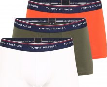 Tommy Hilfiger Underwear Boxerky bílá / zelená / oranžová / modrá