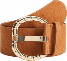 MANGO Opasek karamelová