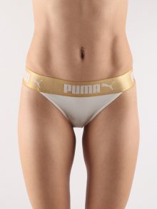 Kalhotky Puma Bikini 2 Pack Packed White Gold Barevná