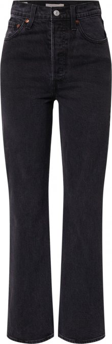 LEVI\'S Džíny \'Ribcage\' černá džínovina