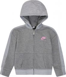 Nike Sportswear Mikina s kapucí tmavě šedá / šedá