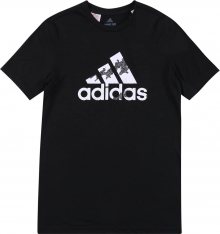 ADIDAS PERFORMANCE Funkční tričko bílá / černá