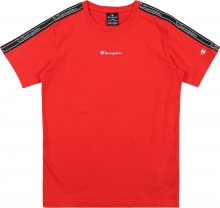 Champion Authentic Athletic Apparel Tričko červená / černá
