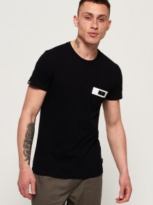 Černé pánské tričko Superdry