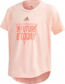 ADIDAS PERFORMANCE Funkční tričko \'The Future Today\' světle růžová / korálová