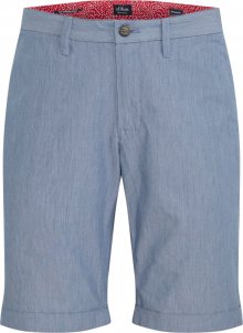 s.Oliver Chino kalhoty modrý melír