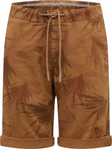 Marc O\'Polo DENIM Chino kalhoty béžová / hnědá