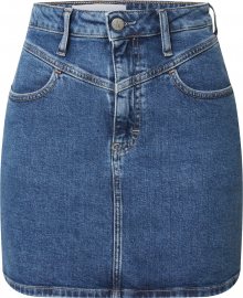Calvin Klein Jeans Sukně modrá džínovina