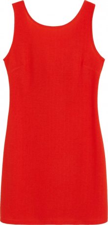 MANGO Koktejlové šaty červená