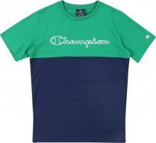 Champion Authentic Athletic Apparel Tričko bílá / zelená / modrá