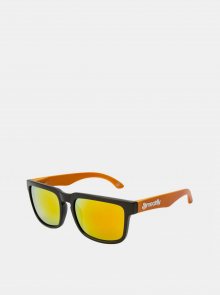 Černo-oranžové pánské sluneční brýle Meatfly