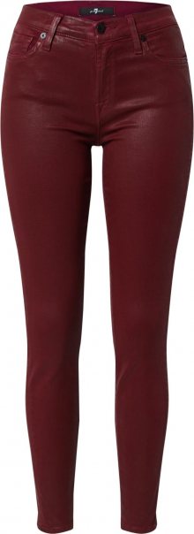 7 for all mankind Džíny burgundská červeň