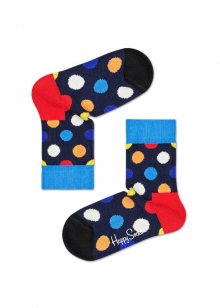 Happy Socks barevné chlapecké ponožky Big Dot Sock s puntíky