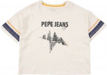 Pepe Jeans Tričko \'CARRIE\' bílá / černá