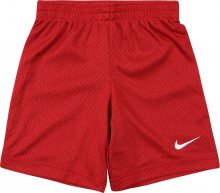 Nike Sportswear Kalhoty \'HEATHER\' bílá / tmavě červená
