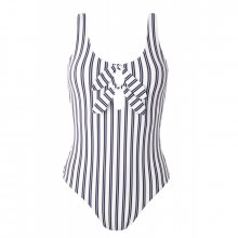 Jednodílné plavky E7011 MRMISS - barva:MISSSTRIPES/námořnický proužek, velikost:M