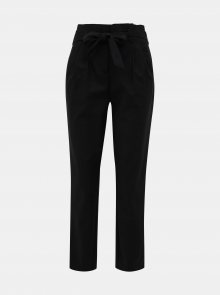 Černé zkrácené kalhoty VILA Sofina - M