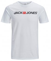 Jack&Jones Pánské triko JJECORP 12137126 White S