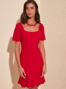 Červené šaty Trendyol - XS