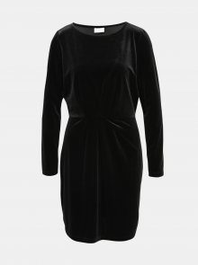 Černé sametové šaty VILA Minny - M