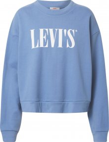 LEVI\'S Mikina \'DIANA\' kouřově modrá / bílá