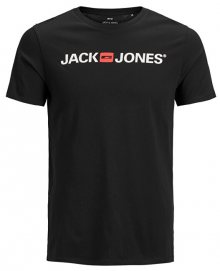Jack&Jones Pánské triko JJECORP 12137126 Black L