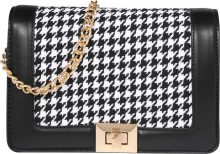 ONLY Taška přes rameno \'Amelia\' černá / bílá / zlatá