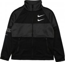 Nike Sportswear Mikina \'SWOOSH\' antracitová / černá / bílá