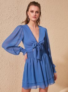 Modré šaty Trendyol - S