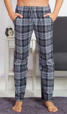 Pánské pyžamové kalhoty Vienetta Secret Albert | tmavě šedá | M
