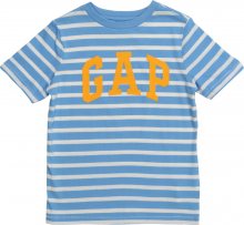 GAP Tričko světlemodrá / oranžová / bílá