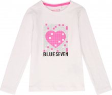 BLUE SEVEN Tričko bílá / pink