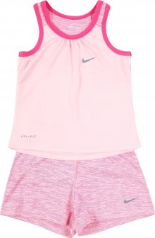 Nike Sportswear Sada \'SWOOSH\' šedý melír / tmavě růžová / růžová / růže