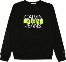 Calvin Klein Jeans Mikina \'INSTITUTIONAL BLOCK\' černá