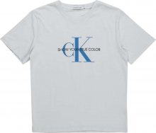 Calvin Klein Jeans Tričko \'NATURAL DYE\' světlemodrá