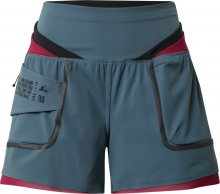 ADIDAS PERFORMANCE Sportovní kalhoty petrolejová / červená