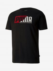 Tričko Puma Flock Graphic Tee Černá