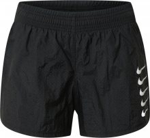 NIKE Sportovní kalhoty \'Swoosh Run\' bílá / černá