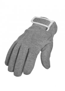 Urban Classics 2-tone Sweat Gloves gry/wht - S/M