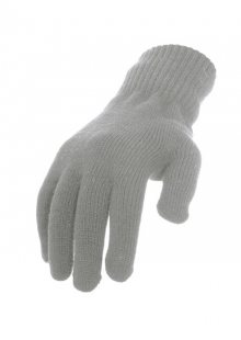 Urban Classics Knitted Gloves grey - S/M
