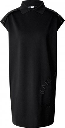Karl Lagerfeld Košilové šaty \'Polo\' černá