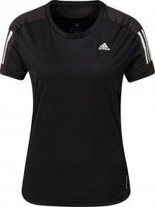 ADIDAS PERFORMANCE Funkční tričko \'Own the Run\' černá / bílá
