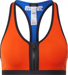 DIESEL Horní díl plavek oranžová / černá