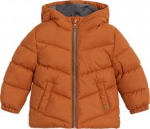 MANGO KIDS Zimní bunda oranžová