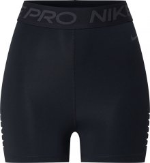 NIKE Sportovní kalhoty tmavě šedá / černá