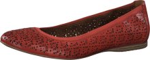TAMARIS Baleríny krvavě červená
