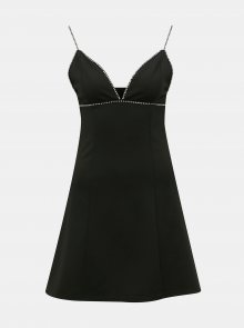 Černé šaty s ozdobnými detaily TALLY WEiJL - XS