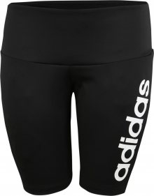 ADIDAS PERFORMANCE Sportovní kalhoty bílá / černá