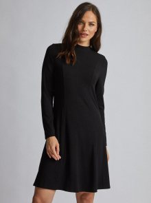 Černé šaty se stojáčkem Dorothy Perkins - S